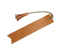 Baluue Marque-page en Cuir Vierge 18 X 4 Cm, Accessoire Vintage DIY pour Lecture et Organisation, Marque-page pour Étudiants et Lecteurs, Couleurs Assorties, Pratique Couleur Aléatoire