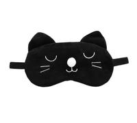 Baluue Masque de Sommeil en Polyester Forme Chat Adorable Confortable et Doux Yeux, pour Filles et Adultes Lors de Déplacements ou Voyages en Train