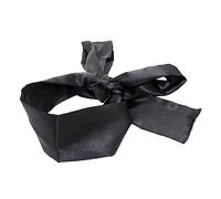 Baluue Masque De Sommeil Satin Noir Bandeau Confortable Pour Yeux Pour Maison Costumes Parfait Pour De Détente