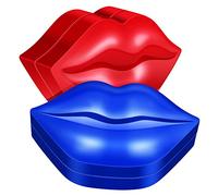 Baluue Masques Pour Lèvres Hydratants Exfoliants Gel Boîtes Rouge Et Bleu Soins Nourrissants Et Anti-dessèchement Protection Les Lèvres Gercées Protection Et Hydratation Quotidienne