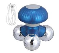 Baluue Masseur Corporel Vibrant Compact USB Appareil de pour Cou Épaules et Dos Soulagement Musculaire Design Champignon Ergonomique Bleu