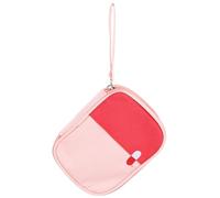 Baluue Mini Trousse de Secours Portable Fermeture Éclair en Tissu Oxford Résistant à L'usure Rangement Compact pour Remède et Premiers Soins pour Voyages et Loisirs
