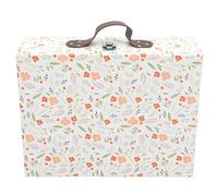 Baluue Mini Valise de Rangement Décorative en Papier Épais Poignée Boîte Présent Magnétique pour Mariage et Anniversaire Coffret Présent Multifonction pour Papeterie et Bijoux 1 Pièce