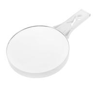 Baluue Miroir Grossissant Pliable Double Face à Poignée Miroir de Voyage Portable avec Grossissement Compact pour Salle de Bain et Déplacement