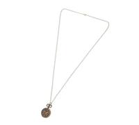 Baluue Montre de Poche Quartz Rétro à Chiffres Ronds avec Creux Collier Chaîne Suspendu Cadeau Vintage Élégant pour Femme et Homme