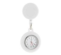 Baluue Montre D'Infirmière Rétractable Pour Infirmières Et Médecins Montre D'Infirmière À Clip Avec Étui En Silicone Et Enrouleur De Badge