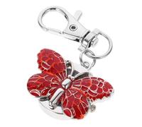 Baluue Montre Porte-clé Rouge Forme de Petite Design Créatif et Portable pour et Femmes Quartz avec Grand Cadran Facile à Lire