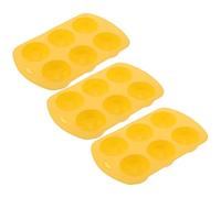 Baluue Moule à Bougie en Silicone Forme Tranche de Citron Lot de 3 Pièces Moules Artisanaux pour Fabrication de Bougies Parfumées et Savons Faits Maison Loisirs Créatifs DIY