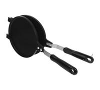 Baluue Moule à Rouleaux d'Œufs Antiadhésif Petit Format Noir Plaque de Cuisson pour Pâtisserie et Biscuits Ustensile pour Cornets de Glace Usage Domestique Silicone Résistant Facile