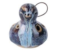 Baluue Ocarina en Céramique à 6 Trous d'Oiseau Instrument de Musique Portable pour Débutants et Amateurs Flûte Légère et Facile à Transporter Couleur Aléatoire Couleur Aléatoire