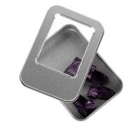 Baluue Onglets pour Guitare Droitier Pouce et Index, Ensemble Médiators pour Ukulélé et Banjo, Boîte en Métal avec Médiators Violet Cellulose, Accessoires Musicaux pour Jeu Fingerstyle