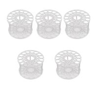 Baluue Organisateur de Pinceaux en Plastique 45 Emplacements Rond Lot de 5 Porte-pinceaux de Bureau Polyvalent Support Stable pour Marqueurs Stylos Calligraphie Atelier Artistique