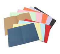 Baluue Organisateur Documentaire Dossiers A4 Double Poche 10 Pièces avec Emplacement Carte de Visite pour Bureau et École