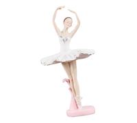 Baluue Ornement Danseuse de Ballet Résine Légère et Délicate Décoration Maison Élégante pour Chambre et Bureau Statuette Fille Ballerine Décorative Raffinée