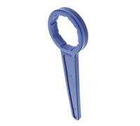 Baluue Outil D'ouverture de Couvercle de Seau en Plastique Bleu 5-10l, Clé à Bouchon Ergonomique Compacte pour Usage Industriel et Manutention Facile