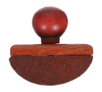 Baluue Outil Tampon Encreur Bois avec Manche Rétro Absorbant Encre pour Stylo Plume et Calligraphie Séchage Rapide Décor de Bureau Portable