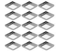 Baluue Palette de Maquillage DIY 30 Godets Carrés Magnétiques en Fer 26X26X5 MM - Palettes Vides pour Fards à Paupières et Blush Recharges Cosmétiques Personnalisées Rangement Voyage