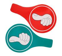 Baluue Palette de Vote Portable Double Face Pouce Haut Pouce Bas pour Enseignants Tableau de Jugement Fiable pour Classe et Événements