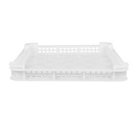 Baluue Panier de Congélation Rapide Alimentaire Blanc 370x350x60 Mm en Plastique Résistant pour Fruits de Mer et Séchage à L’air, Usage Réfrigérateur et Surgélateur, Polyvalente