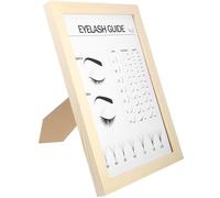 Baluue Panneau D'affichage pour Cils Compact 2ème Modèle, Tableau D'extension de Cils Impression Artistique, Décor Salon de Beauté Professionnel, Planche D'exposition Styles Variés,