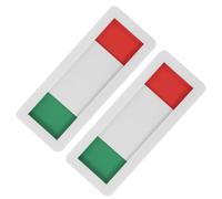 Baluue Panneau de Confidentialité Coulissant Indicateur Ouvert Fermé en Acrylique Blanc 2pcs pour Porte Bureau pour Salles de Réunion et Bureaux