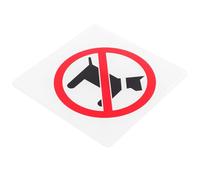 Baluue Panneau Interdiction Animaux Domestiques Résistant pour Magasins Entrée Notice Interdit Aux Chiens