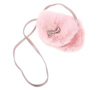 Baluue Paquet Bandoulière Garçon Et Filles Fourrure Synthétique Rose Girly Paquet D’été Petite Fille Sortie Vacances Présent 19 Cm