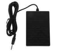 Baluue Pédale de Sustain pour Piano Numérique Inverseur de Polarité Connecteur Jack 35 MM Accessoire Compatible Clavier Midi et Synthétiseur Pédale de Maintien pour Instruments