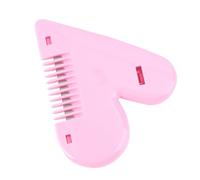 Baluue Peigne Coupe-frange Double Pour Réparation Cheveux Femme Portable Service Rose