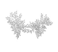 Baluue Peigne de Mariage à Strass pour Femme Peigne de Côté pour Mariée Accessoire de Coiffure Léger et Résistant