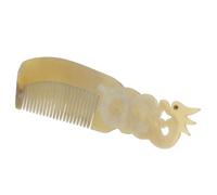Baluue Peigne En Corne De Style Rétro Pour Démêler La Coiffure En Corne Naturelle Statique