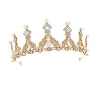 Baluue Perles Et Strass Pour Mariée Couronne Élégante Pour Événements Spéciaux Et Fêtes Accessoire De Cheveux Chic Pour Cérémonies De Mariage