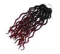 Baluue Perruques Dreadlocks Africaines Faux Cheveux Au Tresses Pour Femmes Pour Fêtes De Noël Et Mascarades