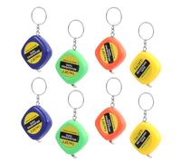 Baluue Petit Porte-Clés Mini Ruban À Mesurer Rétractable 1M Compact Avec Verrou Coulissant Stable Pour Usage Quotidien Maison Extérieur Outil De Mesure Portable