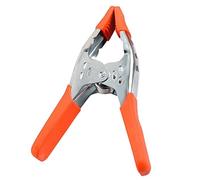 Baluue Pince à Ressort Métallique Robuste Rouge Pince Multifonction pour Menuiserie Clip Métal A-Type pour Fixation Bois Solide pour Atelier et Bricolage