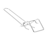 Baluue Pince Anti-brûlure en Acier Inoxydable Argenté, Pince à Plateau Pratique pour Moule à Pâtisserie, Ustensile Cuisine 1 Pièce, Accessoire Cuisson Four et Micro-ondes