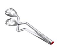 Baluue Pince Cuisine en Acier Inoxydable Forme Patte de Chat, Pince Multifonction pour Barbecue et Steak, Accessoire Cuisson Résistant la Chaleur, pour Pique-niques et Buffets, 1 Pièce