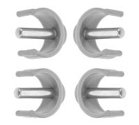 Baluue Pinces et Goupilles en C pour Béquilles, Lot de 4 Pièces, Accessoires de Fixation pour Cannes et Marcheurs, Adaptés aux Personnes à Mobilité Réduite