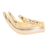 Baluue Plateau Organisateur Bijoux Céramique Main Moulée Coupelle Élégante pour Bagues Colliers et Bracelets Support de Rangement Décoratif pour Femmes Accessoire Pratique pour Maison ou