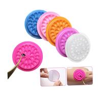 Baluue Plateaux De Greffe De Cils De Fleur Avec Base, Lot De 20, Taille Petite, Adhésif Puissant, Pour Salons Et Usage Professionnel, Support Pratique Pour Extensions De Cils