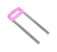 Baluue Poignée Télescopique De Remplacement pour Chariot à Paquet à Dos, Alliage Haute Résistance, Réglable en Hauteur, Accessoire, Usage Scolaire pour Garçon Et Filles, Coloris Rose, Tige Simple