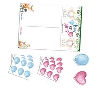 Baluue Poster de Prédiction du Genre Garçon Fille avec Autocollants de Vote Jeu Interactif Neutre pour Shower Décoration Festive pour Révélation Garçon ou Fille Set Complet pour Fête