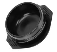 Baluue Pot Céramique Coréen Antiadhésif pour Bibimbap Casserole Ronde Style Traditionnel Cuisson Polyvalente pour Soupe Riz et Plats Mijotés Accessoire Cuisine Pratique