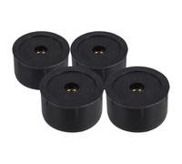 Baluue Poteau Griffoir Chat en Plastique Noir, Bouchons de Rechange pour Remplacement Arbre à Chat Cylindrique, Installation Facile, Lot de 4 Pièces Sécurisées pour Animaux