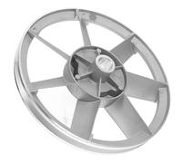 Baluue Poulie en Aluminium pour Compresseur d'Air à Double Cylindre Poulie de Volant Moteur à Rainure Unique Roue d'Entraînement de Courroie de Pompe à Air Compatible Pompe