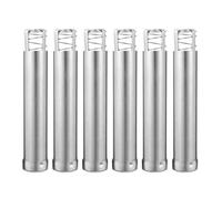 Baluue Pousseur de Bâtonnets de Lot de 6 Pièces en Acier Inoxydable Argenté, Petit et Pratique pour Moxibustion et Acupuncture