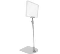 Baluue Présentoir Porte-étiquette Argenté Stable et Réutilisable pour Prix Fruits et Légumes Supermarché Support Anti-dérapant et Résistant à Usure Accessoire Pratique pour Rayons de