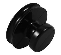 Baluue Prise Jack Guitare 6,35 MM Ovale en Métal Nickelé Vis de Fixation, Compatible Guitares et Basses Électriques, Accessoire de Remplacement Robuste