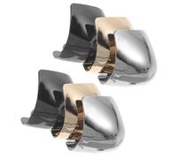 Baluue Protège-Talons Métalliques pour Talons Hauts Pointus 3 Paires 2,3 X 2 Cm Embouts de Talon Haute Résistance pour Mariage et Événement Formel Protection Solide Élégante en Métal Or