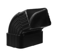 Baluue Raccord Coudé pour Descente de Gouttière en Alliage D’Aluminium 65° Flexible Adaptateur 60X80 MM Ondulé Connecteur de Tube Robuste pour Évacuation des Eaux Pluviales